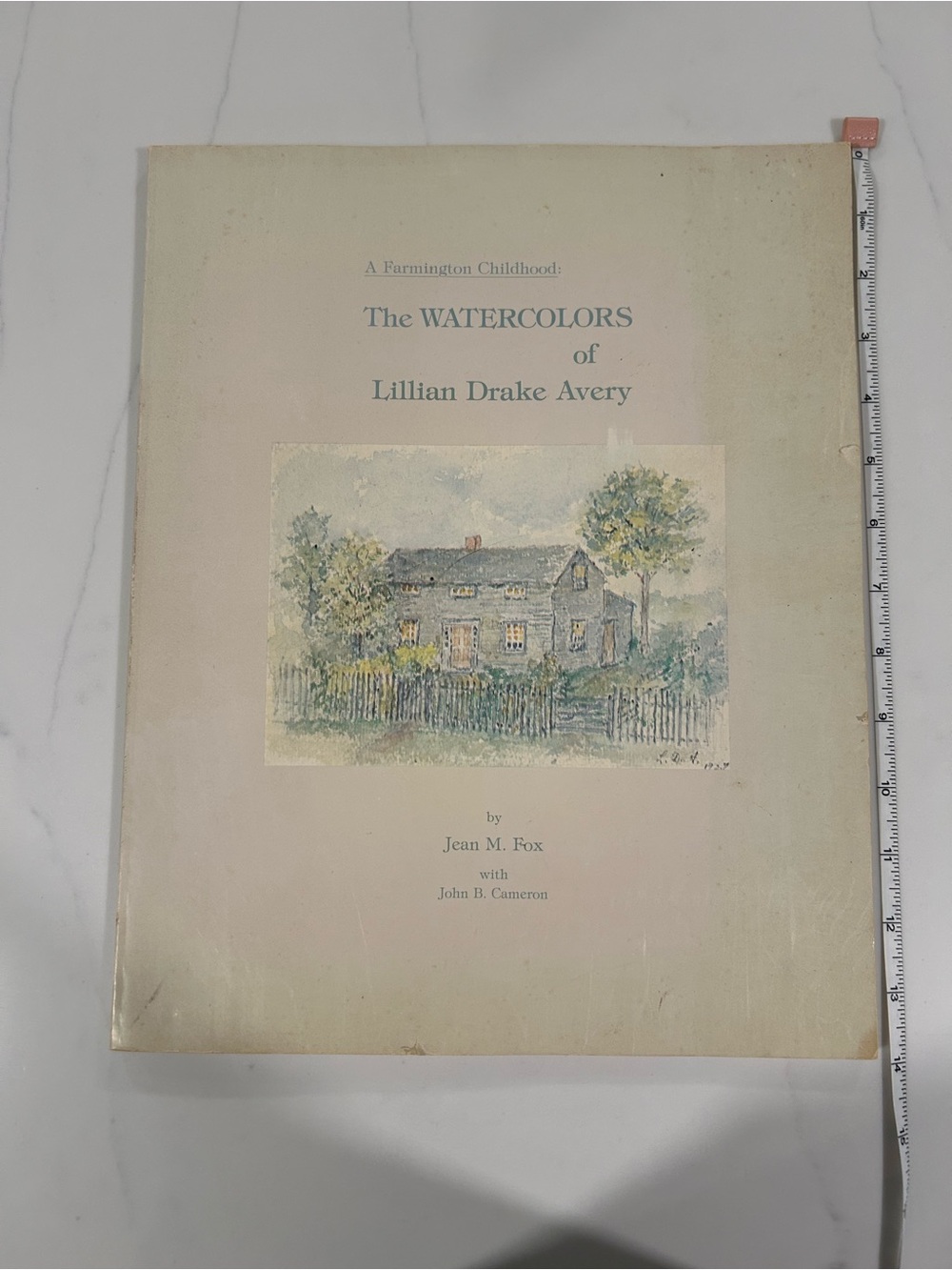 The Watercolors of Lillian Drake Avery Vintage Art Book - Cream Cover